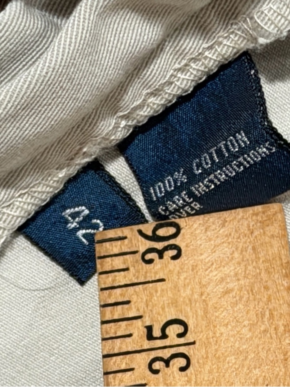 Polo Ralph Lauren Tyler Cotton Khaki Men’s Shorts Size 42 Pleated Front Vintage - Picture 4 of 8